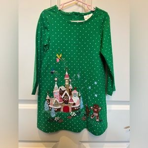 New Hanna Andersson Gingerbread Dress, size 100, size 4